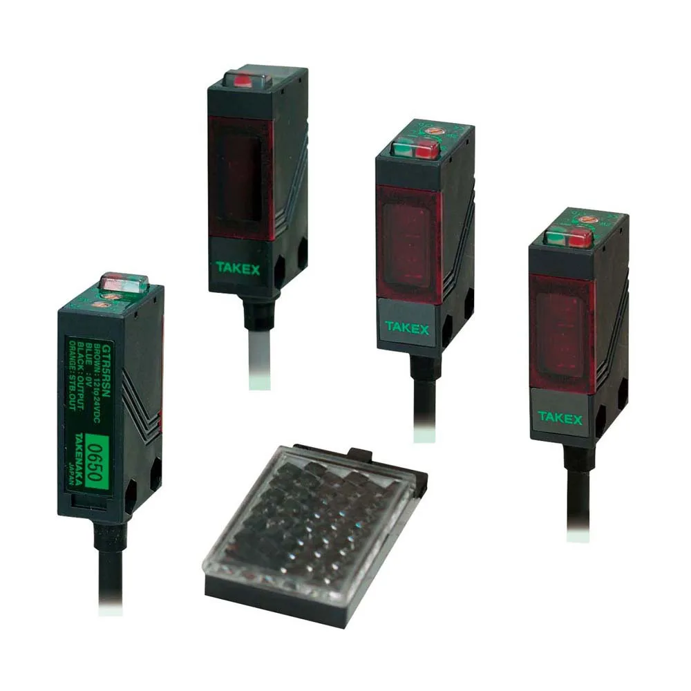 Sensor fotoeléctrico retrorreflectivo polarizado con conector M8 GMR2RSPNN-J