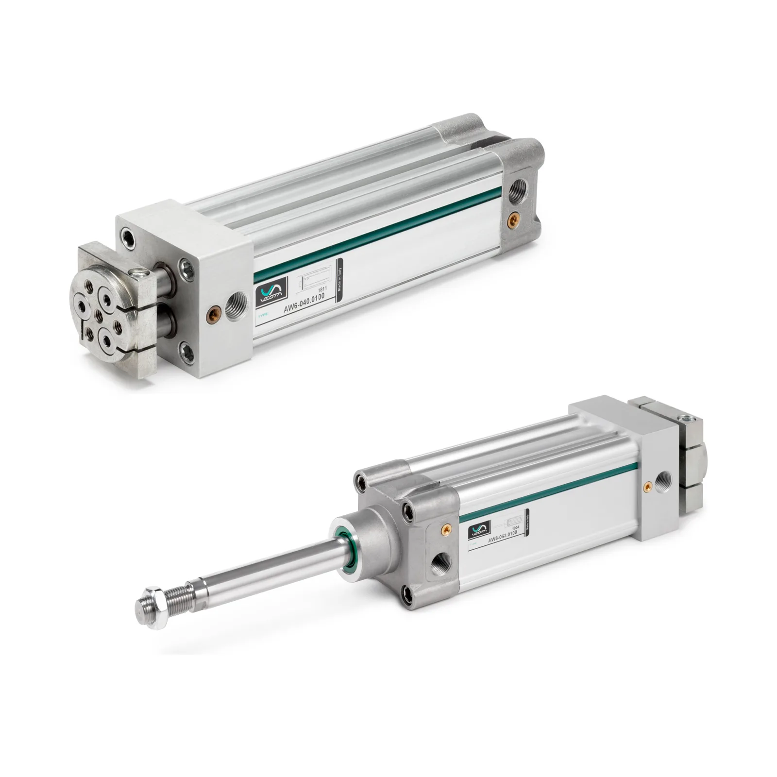 Cilindro antirrotación de triple vástago Ø50 carrera 550 mm