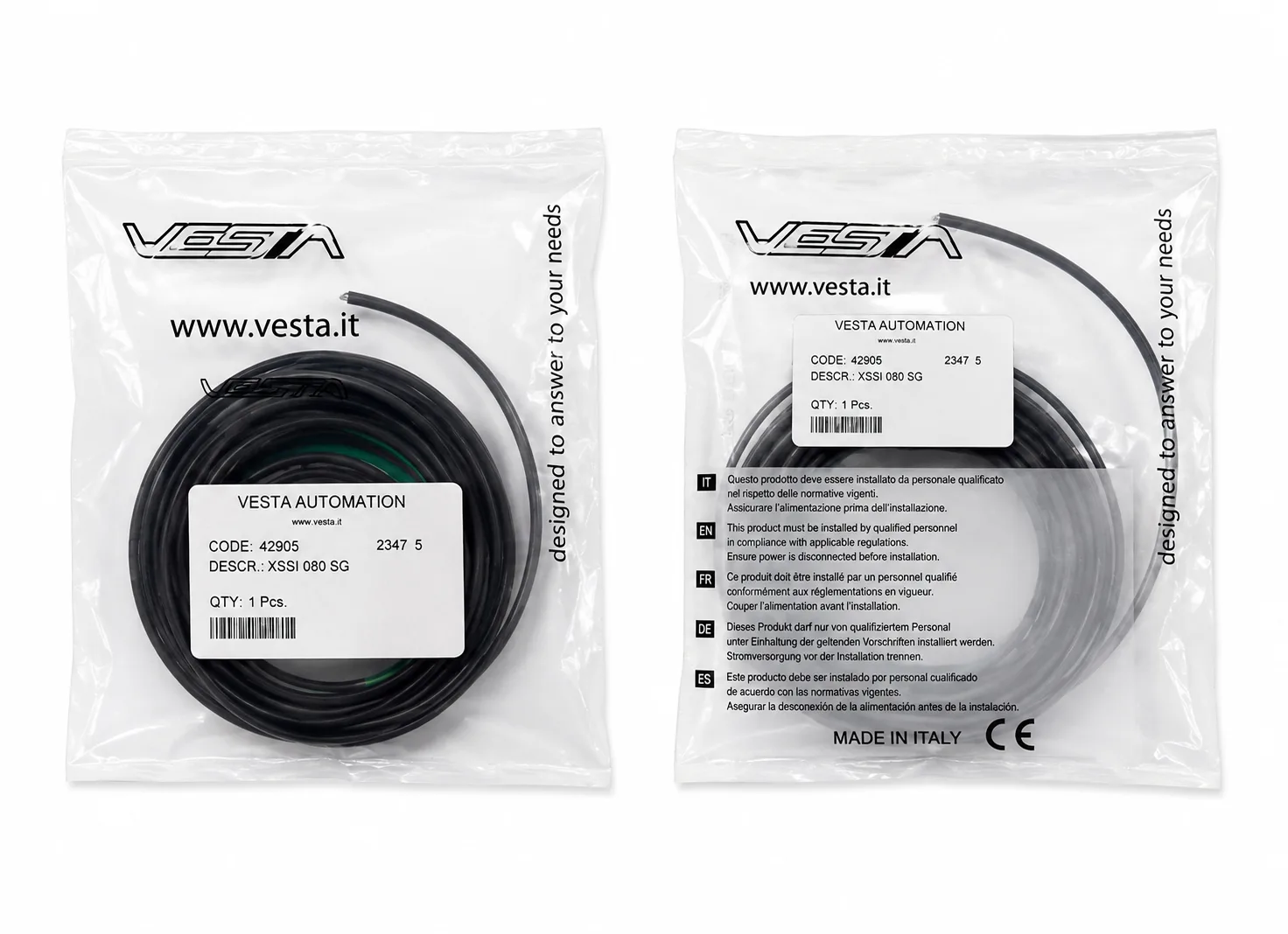 Kit de juntas para cilindro inox (probable serie XJSS/XSS) Ø80